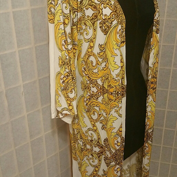 💐 "V SWIRL" OPEN COAT - Picture 3 of 5